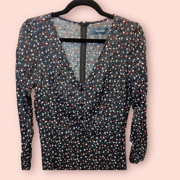 NWT ModCloth A-Line V-Neck Dress - Picture 3 of 6